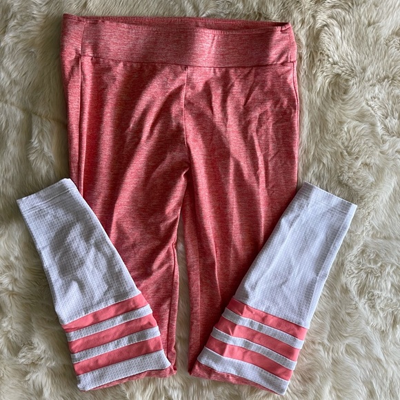 Bombshell Sportswear Pants - Bombshell Sportswear Peach Knee High Leggings - S